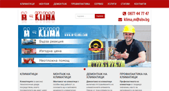 Desktop Screenshot of m-klima.com